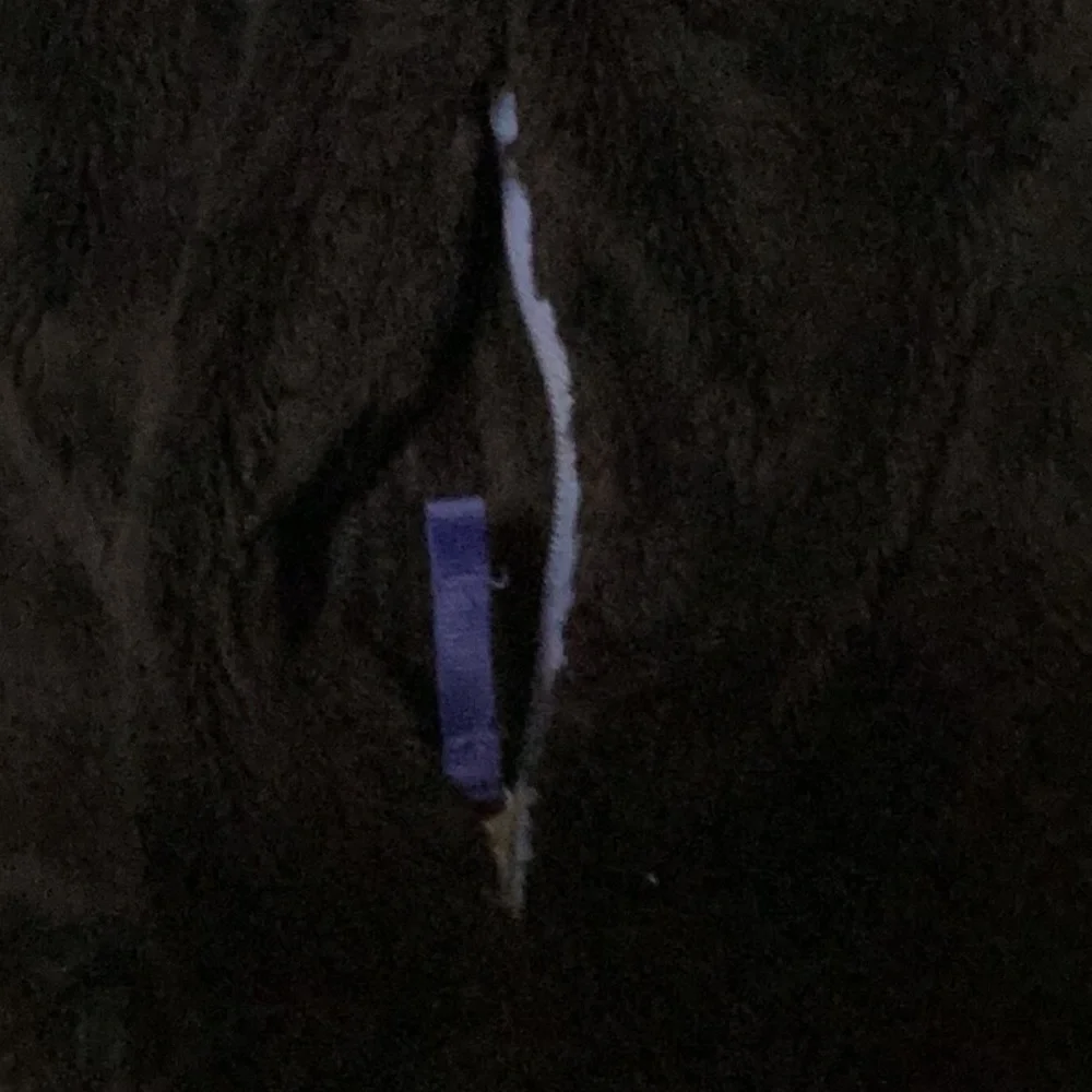 The North Face Kids‎ Black Blue Trim Fleece Jacket 7/8